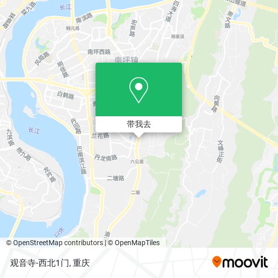 观音寺-西北1门地图
