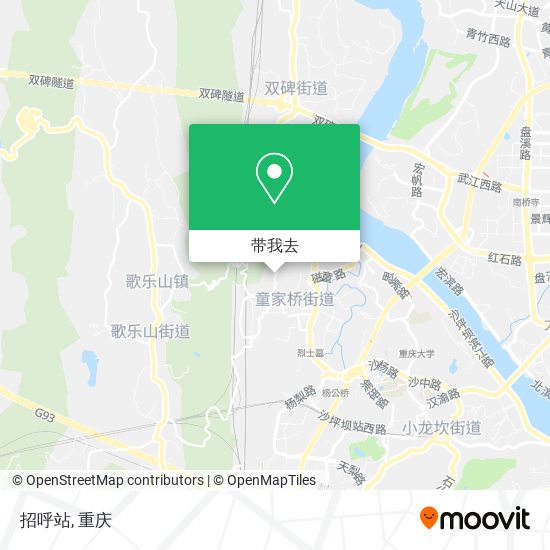招呼站地图