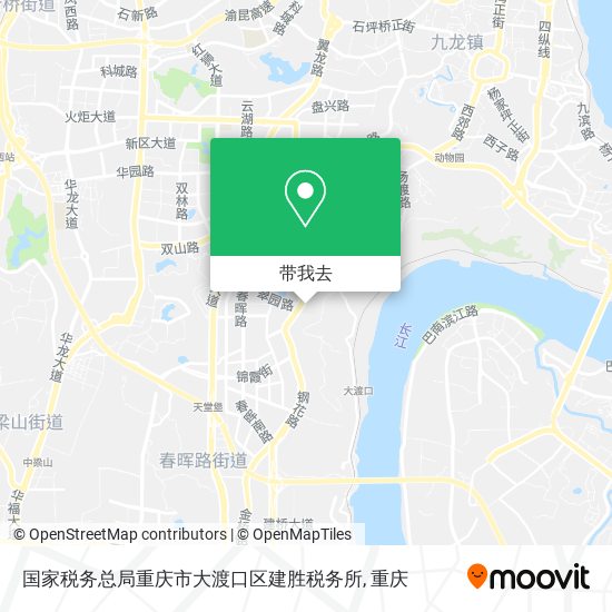 国家税务总局重庆市大渡口区建胜税务所地图