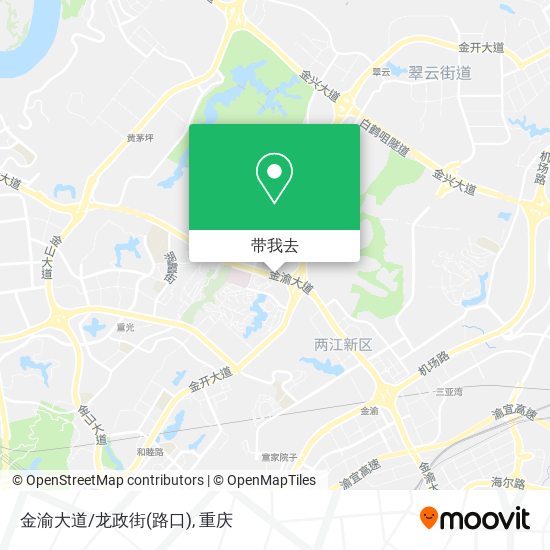 金渝大道/龙政街(路口)地图