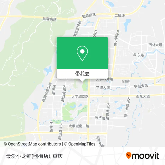 最爱小龙虾(熙街店)地图