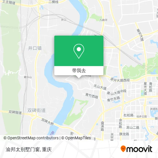 渝邦太别墅门窗地图