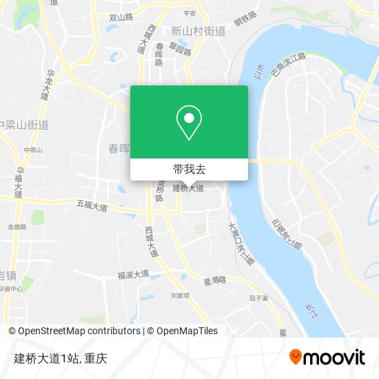 建桥大道1站地图