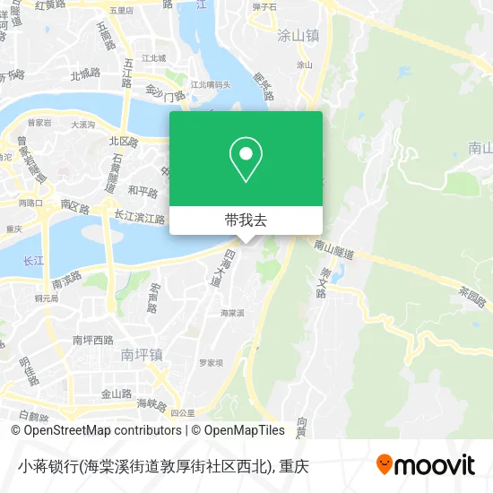 小蒋锁行(海棠溪街道敦厚街社区西北)地图