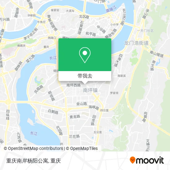 重庆南岸杨阳公寓地图