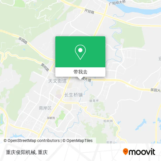 重庆俊阳机械地图