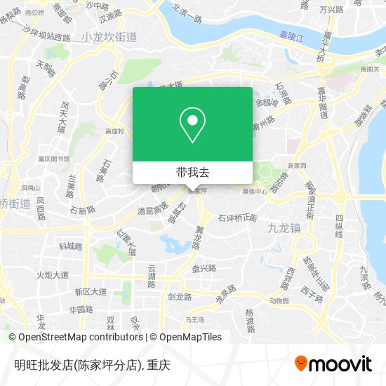 明旺批发店(陈家坪分店)地图