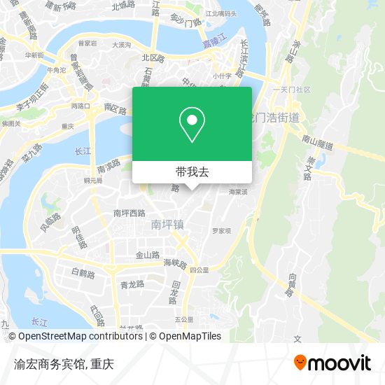 渝宏商务宾馆地图