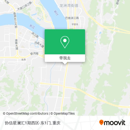 协信星澜汇1期西区-东1门地图
