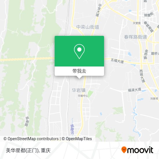 美华星都(正门)地图