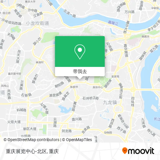 重庆展览中心-北区地图