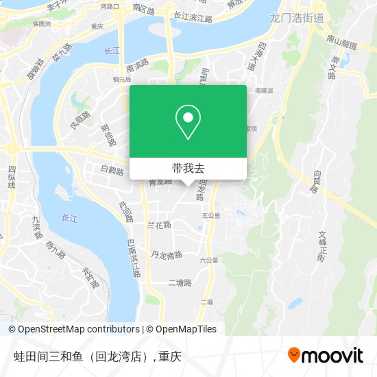 蛙田间三和鱼（回龙湾店）地图