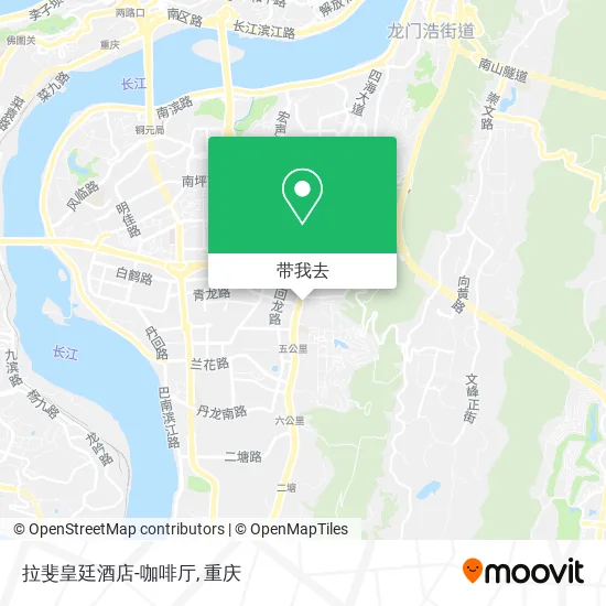 拉斐皇廷酒店-咖啡厅地图