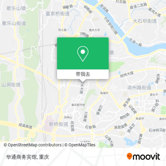 华通商务宾馆地图