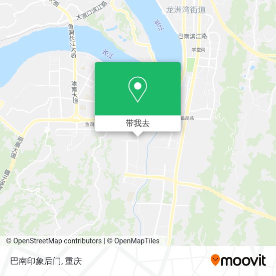 巴南印象后门地图