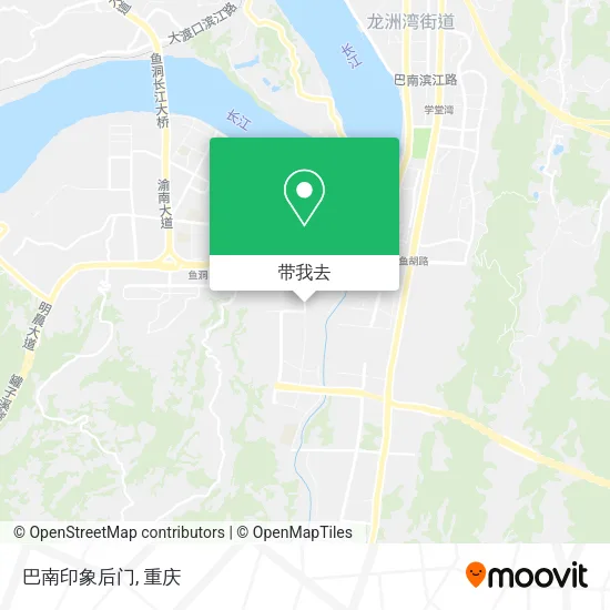 巴南印象后门地图