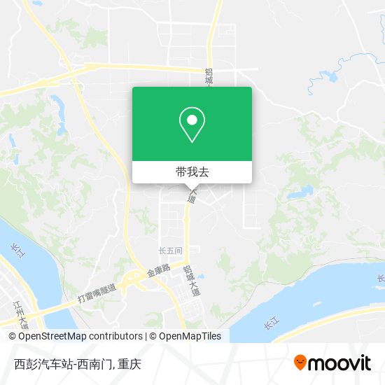 西彭汽车站-西南门地图