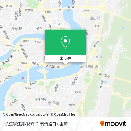 长江滨江路/储奇门行街(路口)地图
