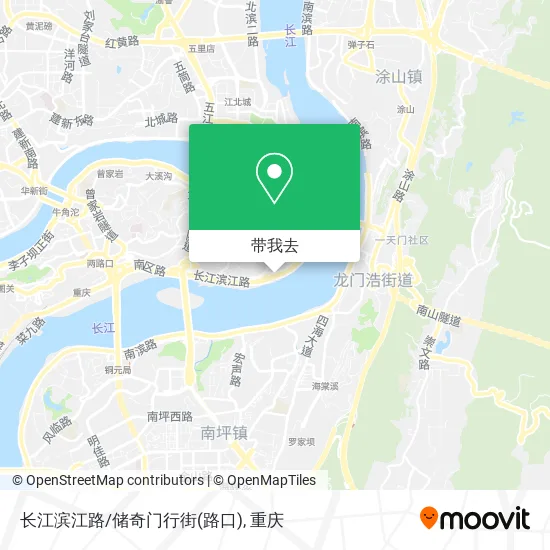 长江滨江路/储奇门行街(路口)地图