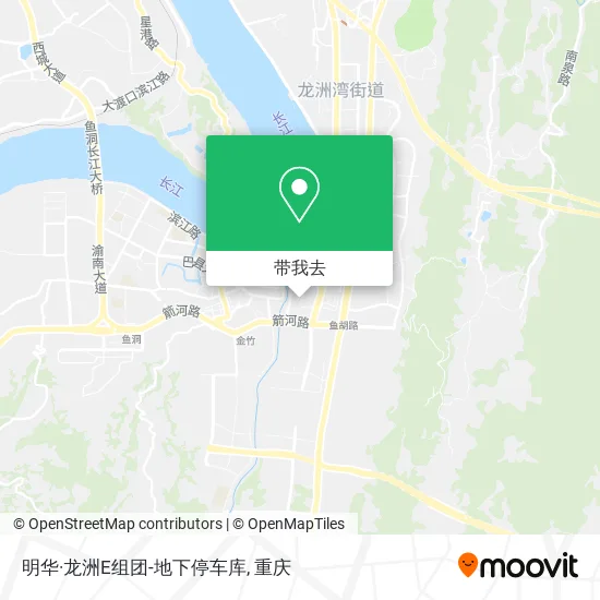 明华·龙洲E组团-地下停车库地图