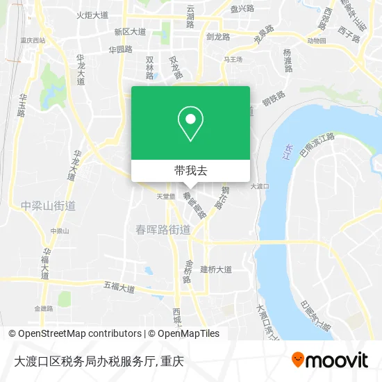 大渡口区税务局办税服务厅地图