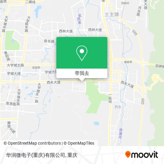 华润微电子(重庆)有限公司地图