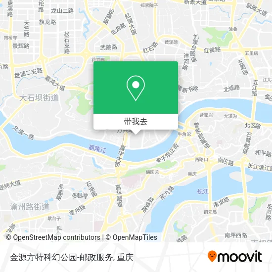 金源方特科幻公园-邮政服务地图