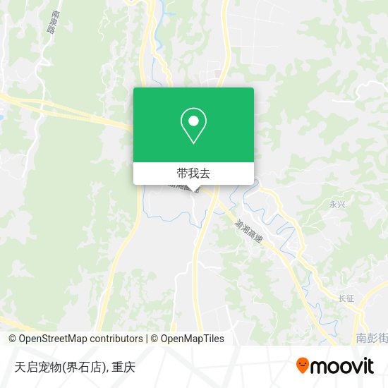 天启宠物(界石店)地图