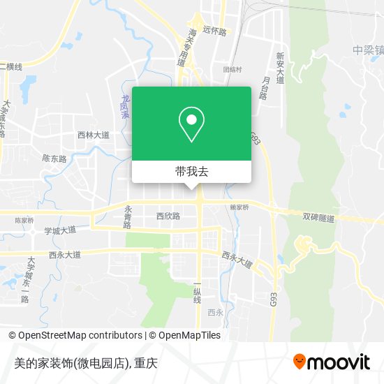 美的家装饰(微电园店)地图