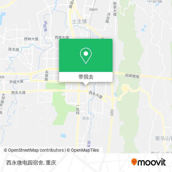 西永微电园宿舍地图