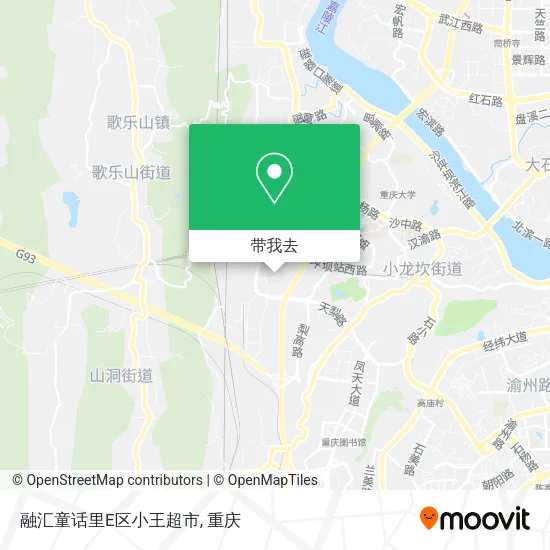 融汇童话里E区小王超市地图
