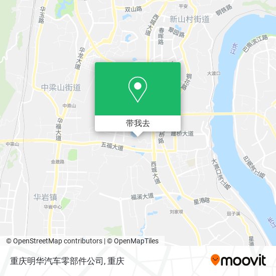 重庆明华汽车零部件公司地图