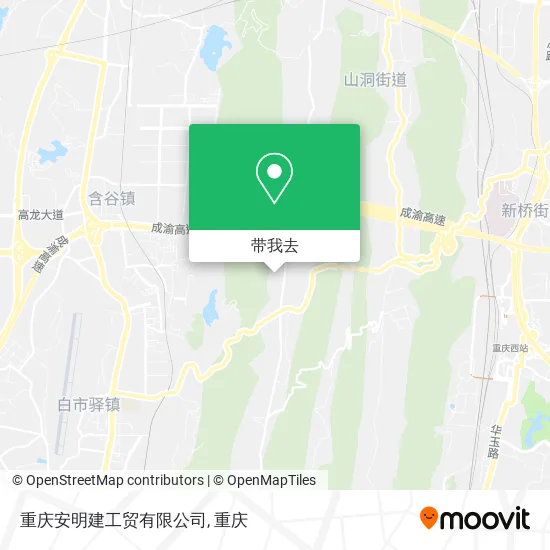 重庆安明建工贸有限公司地图