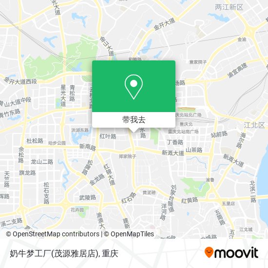 奶牛梦工厂(茂源雅居店)地图
