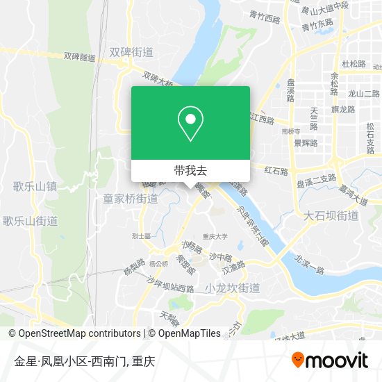 金星·凤凰小区-西南门地图