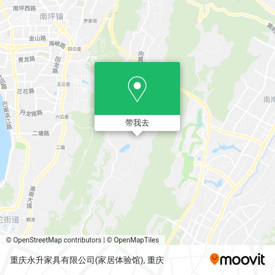 重庆永升家具有限公司(家居体验馆)地图