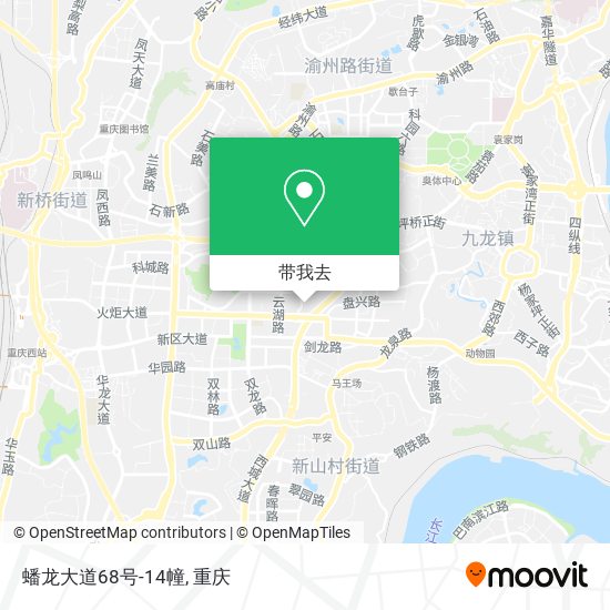 蟠龙大道68号-14幢地图