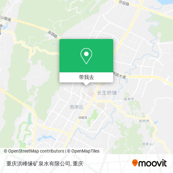 重庆洪峰缘矿泉水有限公司地图