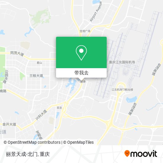 丽景天成-北门地图
