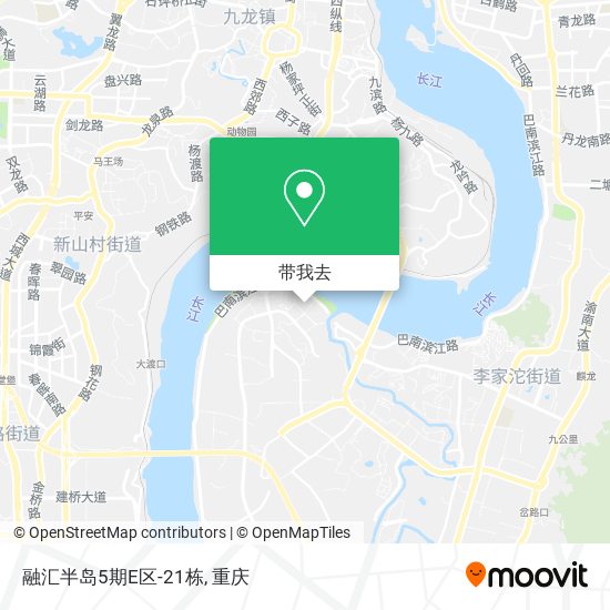 融汇半岛5期E区-21栋地图