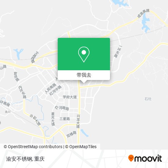 渝安不锈钢地图