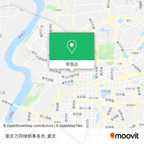重庆万同律师事务所地图