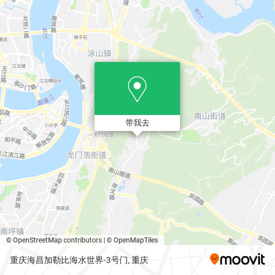 重庆海昌加勒比海水世界-3号门地图