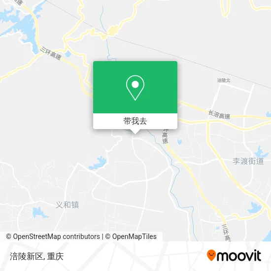 涪陵新区地图