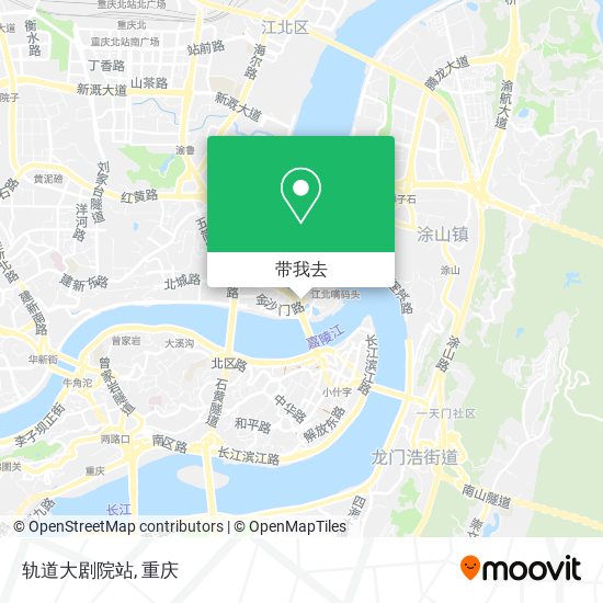 轨道大剧院站地图