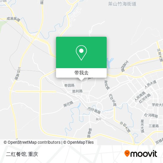 二红餐馆地图