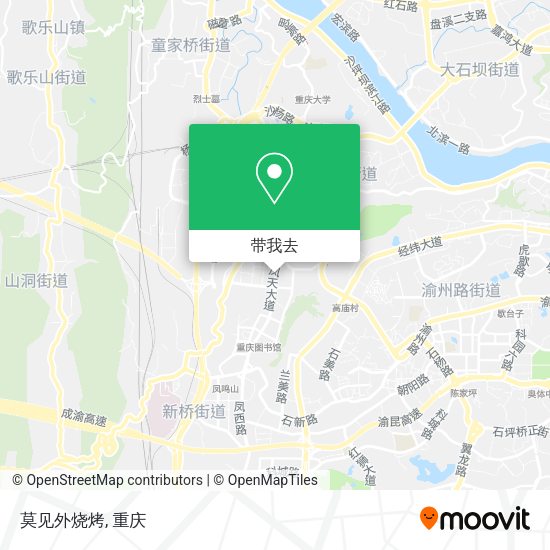 莫见外烧烤地图