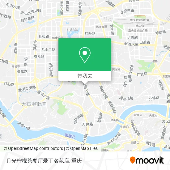 月光柠檬茶餐厅爱丁名苑店地图