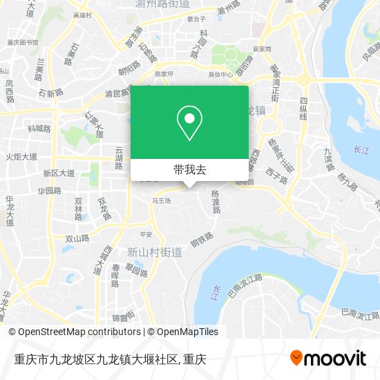 重庆市九龙坡区九龙镇大堰社区地图
