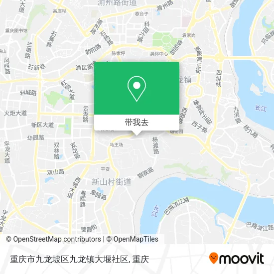重庆市九龙坡区九龙镇大堰社区地图
